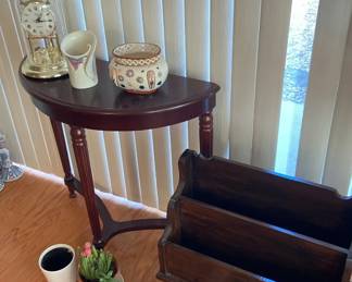 Side Table, Magazine, Rack, Succulents, And More