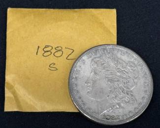 1882S Morgan Silver Dollar