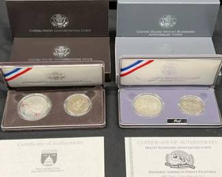 US Mount Rushmore Anniversary Coins US Congressional Coins