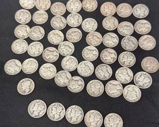 51 Mercury Liberty Head Dimes Minted NonMinted