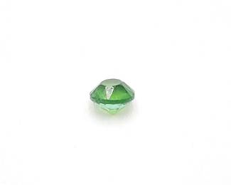 Round Brilliant Cut Green Tourmaline .84 Carats