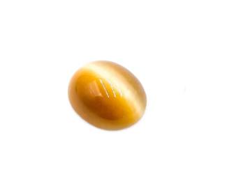 Natural Cat's Eye Oval Cabochon 6.21 Carats