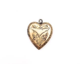 Vintage Gold Plated Sterling Silver Locket