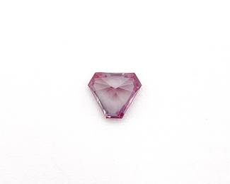 Triangular Cut Synthetic Alexandrite Gemstone