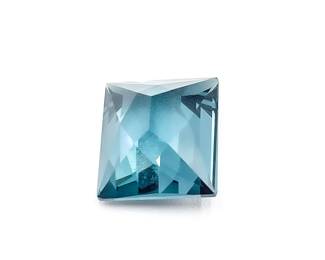 Princess Cut Aqua Blue Spinel Gemstone