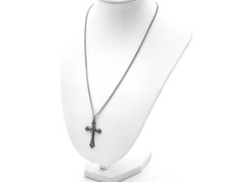 Sterling Silver Crucifix Necklace