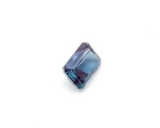 Emerald-Cut Lab-Created Alexandrite Gemstone