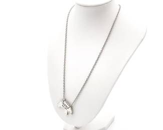 Silver-Tone "Mama Bear" Necklace