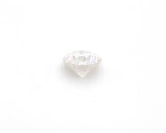 Round Brilliant Cut Rutile Gemstone