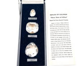 Vintage Replica Of The Famous Cullinan Diamond In Case