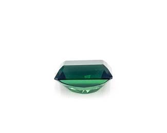 Emerald Cut Green Tourmaline Gemstone 6.38 Carats