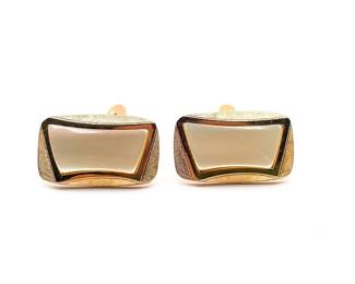 Pair of Gold Tone Cufflinks