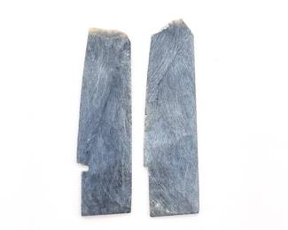 Two Pieces Of Raw Dendritic Agate