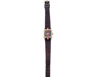 Vintage Gucci Red And Green Face "Sherry Line" Watch