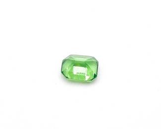 Emerald Cut Tsavorite Gemstone .90 Carats