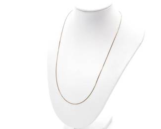 14 KT Gold Serpentine Chain