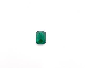 Green Emerald Cut 7.18 Spinel Triplet