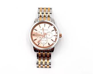 Silpada "At First Blush" Stainless Steel 2-Tone Watch