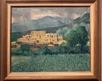 Artist Richard Goetz 1947 Pueblo