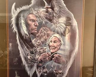 Carole Burdo numbered and signed  lithograph 