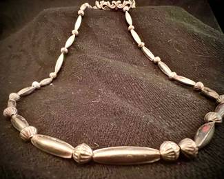 Native American sterling necklace 