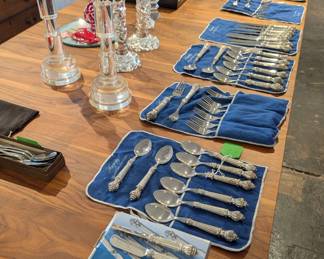 Wide array of silverware available!