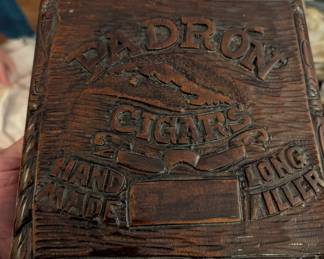 Wooden cigar box