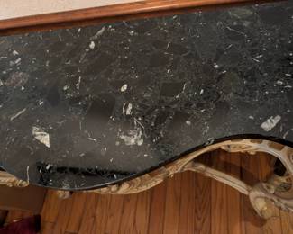 Marble top to the table in the next picture
