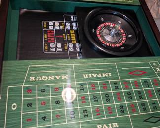 Roulette table