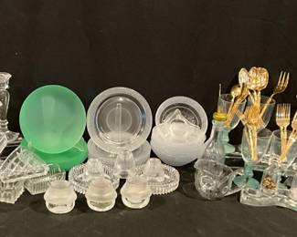 Emerald Gold Glassware