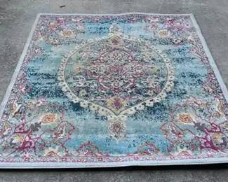 Turkish Sky Blue Rug