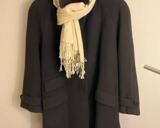 Wool Coat And Scarf 