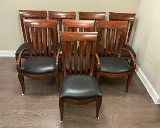 Eight Bernhardt Dining Chairs