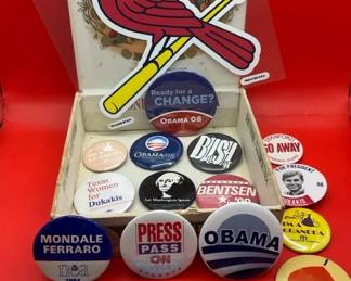 Vintage Button Pins 