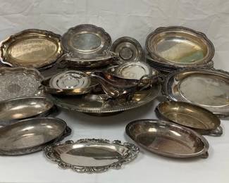 Covered Uncovered Silver Plate