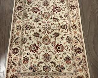 Beige And Red Rug