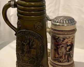 Vintage Historical Steins