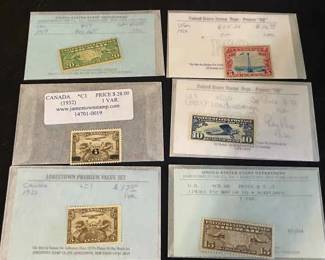 Antique Plane Stamps