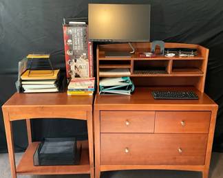 Office Desk And Supplies 