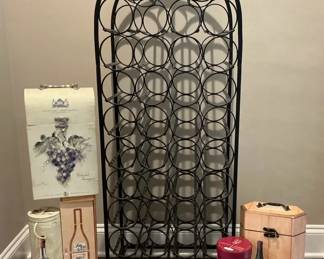 Standing Wine Rack And Friends