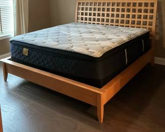 Sealy Golden Elegance Mattress And Wooden Bed Frame