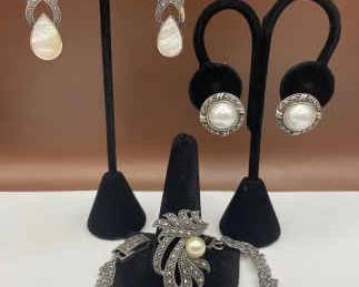 Marcasite 925 Jewelry 