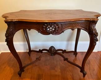 Antique French Wooden Table purchased in early 1940s