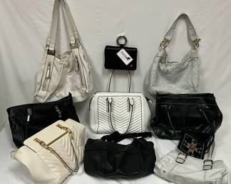 Black White Purses 