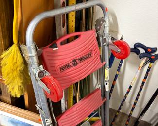 Total trolley dolly step stool 