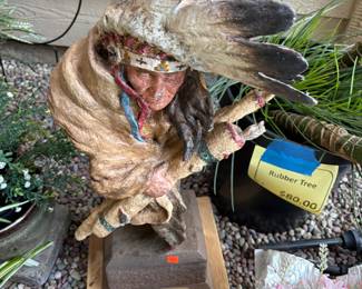 Native American statue