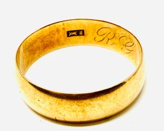Vintage 14k Gold Men’s Wedding Band