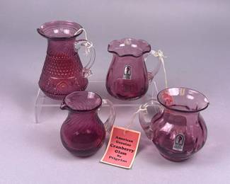 Pilgrim Cranberry Glass