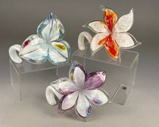 Murano Art Glass Flowers