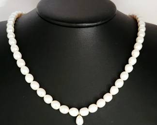 14K Gold & Pearl Necklace